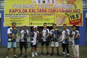 Read more about the article Penutupan Perlombaan Tenis Lapangan Kapolda Cup Polda Kaltara